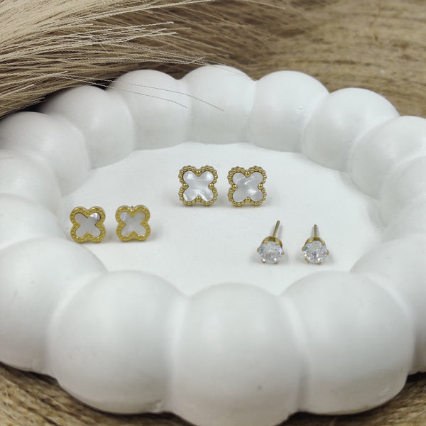 Clover 3 Set Earring