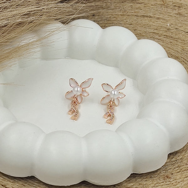 Pearl Flower Earrings