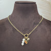 Heart Lock Multi Charms Necklace