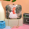 Girl with Hair Band Square Clutch