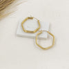 Triple Layer line Hoops Earrings