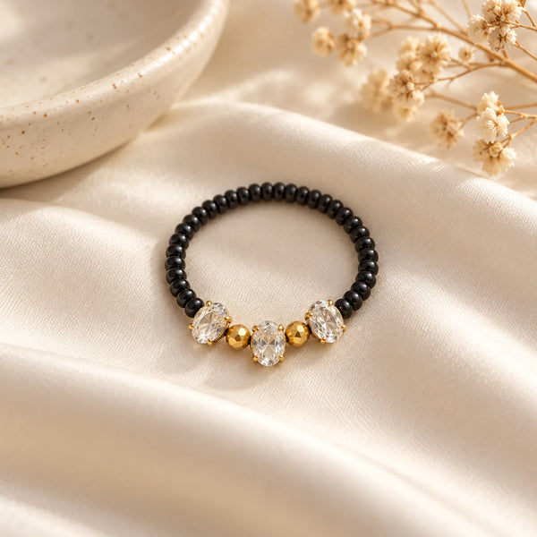Ziva Oval Trio Mangalsutra Ring