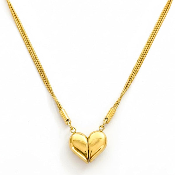 Heart Megnat pendant Necklace