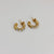 Mini glam hoops earrings