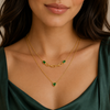 Heart Square LayerNecklace