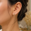 Trea Drop ball back Earrings