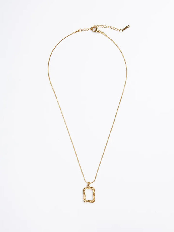 Molten Frame Necklace