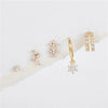 Floral CharmEar Stack - Mismatch