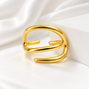 Sculpted Loop Ring