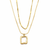 Molten Frame Necklace