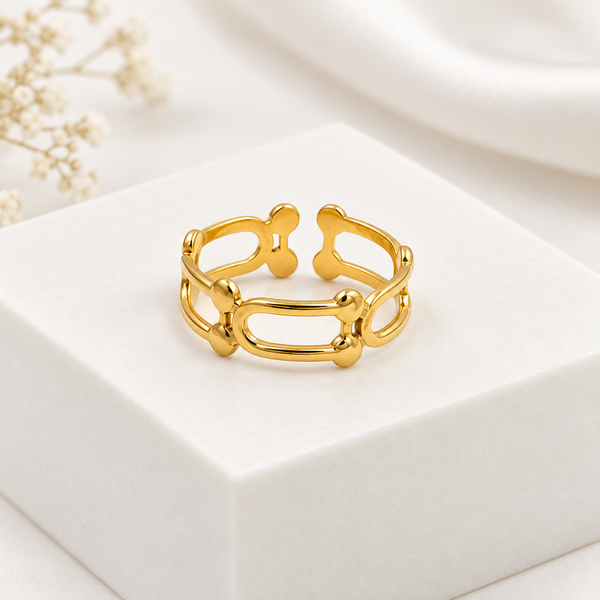 Paperclip Link Ring