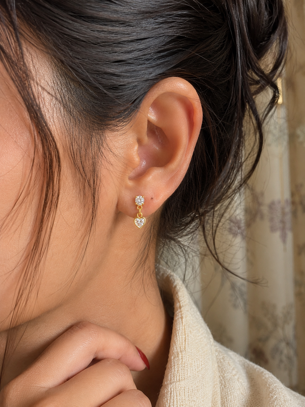 Mini Love Drop ballback Earrings