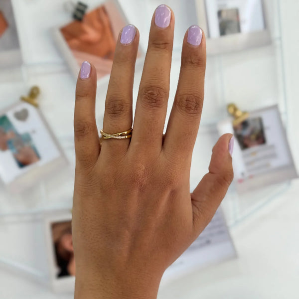 Twin Gleam Ring