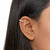 Crystal Heart Ear Cuff