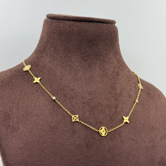 Clover Diamond Tanmaniya Necklace