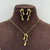 Irregular Liquid Waterdrop Necklace Set