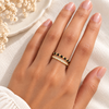 Aarohi Dual Band Mangalsutra Ring