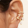 Pearl Embrace Mismatch Earring Set