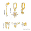 Sunflower Mismatch Earring Set