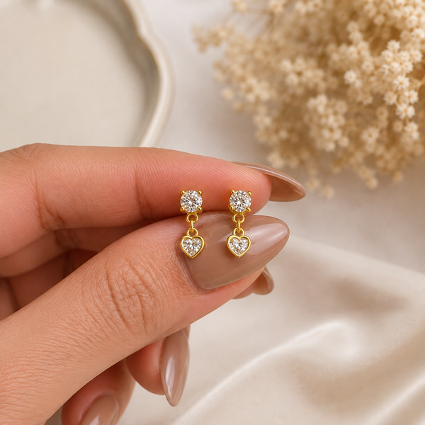 Mini Love Drop ballback Earrings