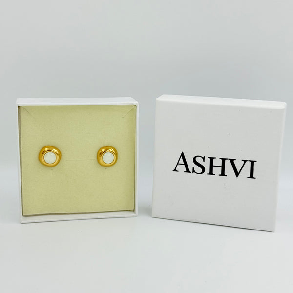 MOP Stone Earrings