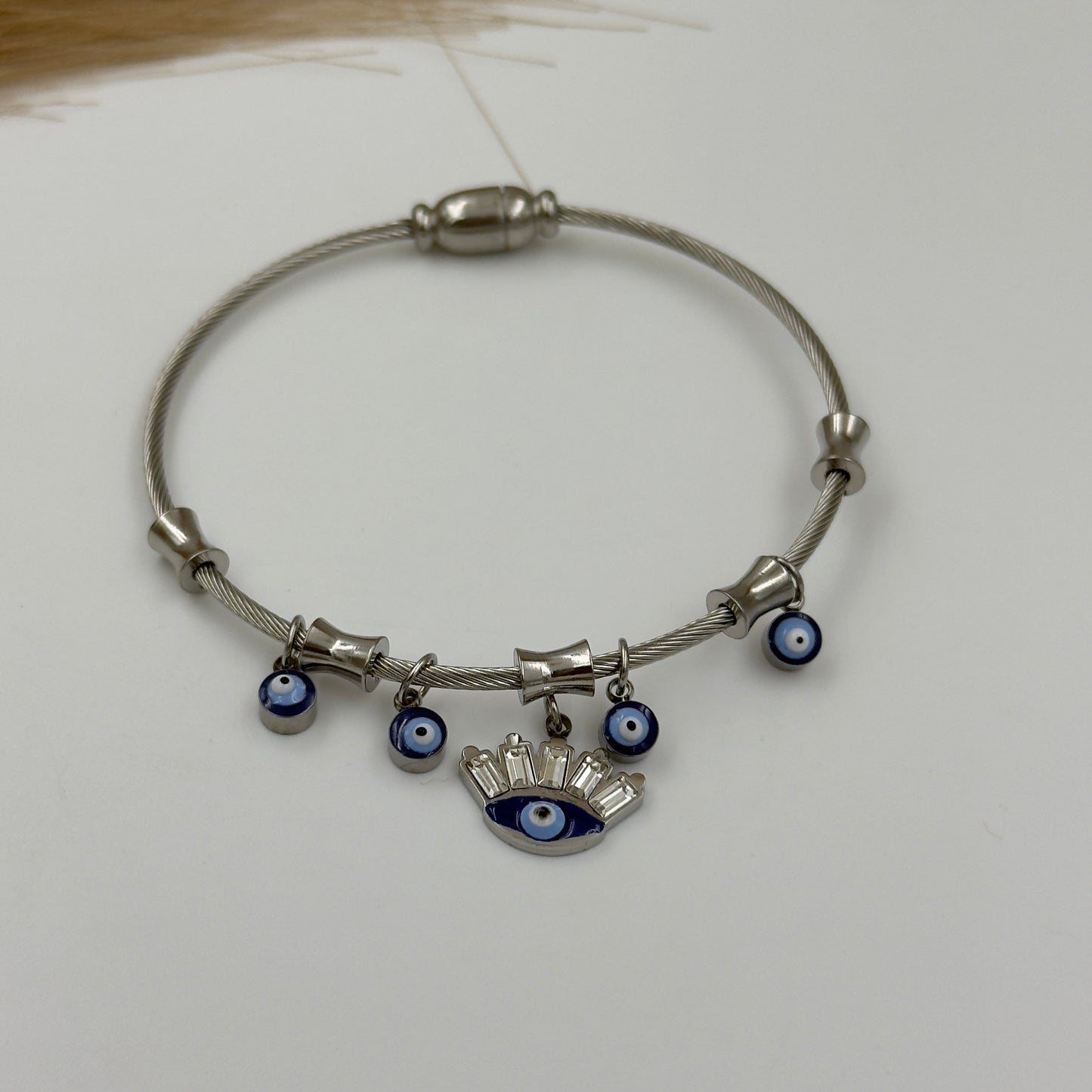 Dangling Evil eye Kada