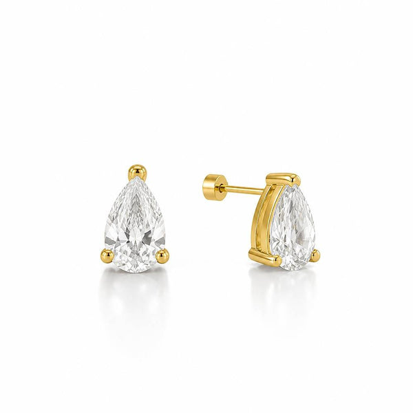 Teardrop Flat back Earrings