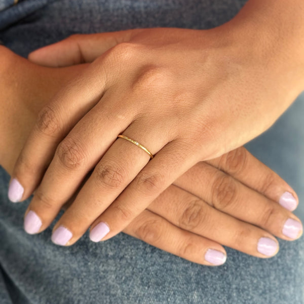Silent star ring