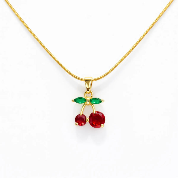 Cherry Spark Necklace