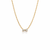 Crystal bow necklace