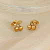 Cherry pop studs earrings
