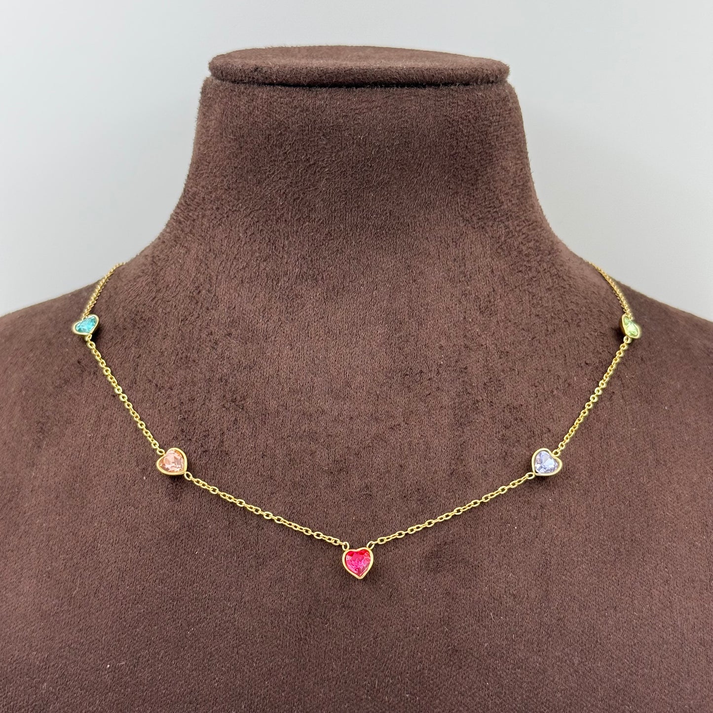 Heart Drop Tanmaniya Necklace