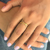 Criss charm ring