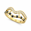 Leher Curve Mangalsutra Ring