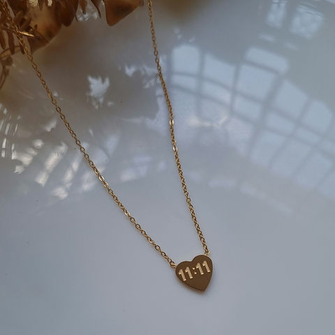 Heart 11:11  Necklace