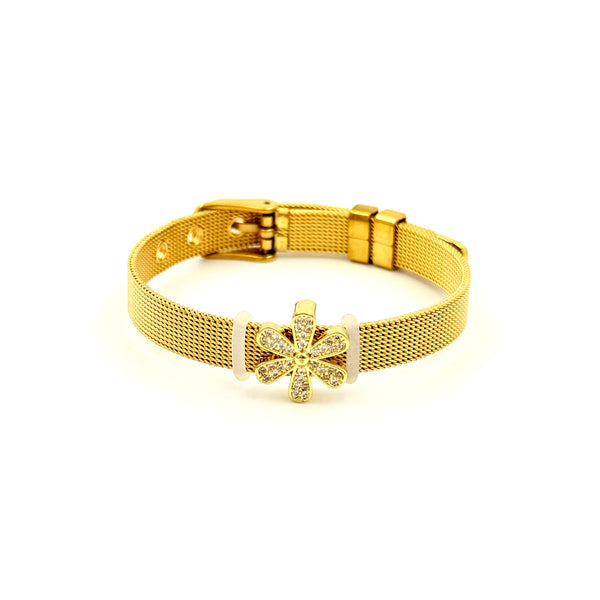 Flower Watch Belt Bracelet