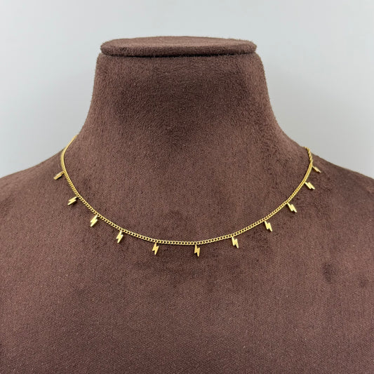 Thunderbolt charm Tanmaniya  Necklace