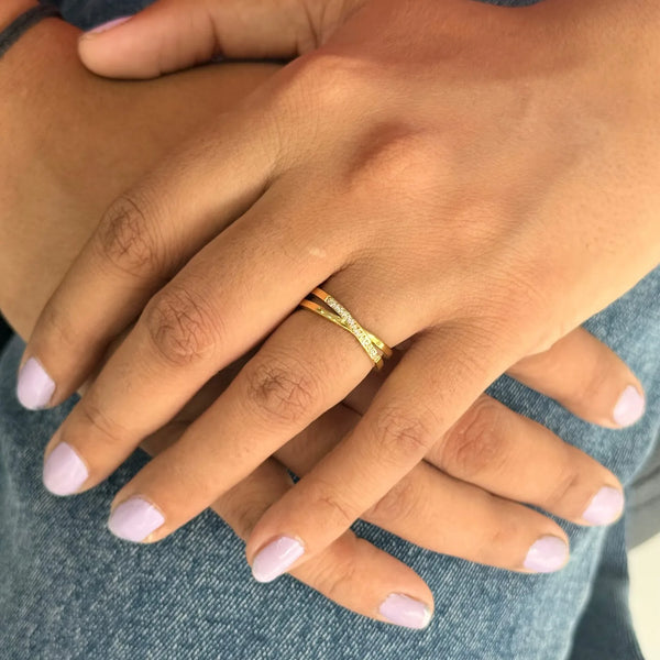 Twin Gleam Ring