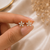 Floral ballback Earrings