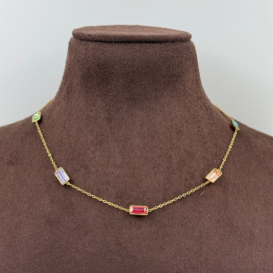 Multi stone Tanmaniya Necklace