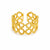 Hollow Flower Detail Ring
