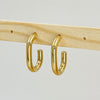 Square Edge hoops Earrings