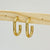Square Edge hoops Earrings
