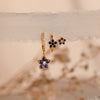Blue Aura Earrings Set