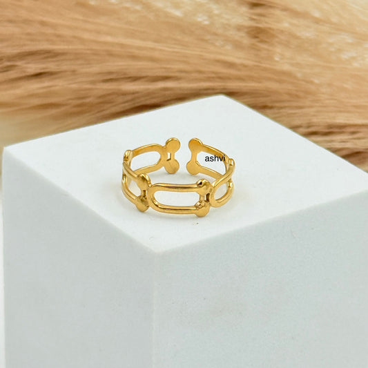 Paperclip Link Ring