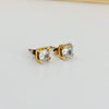 Diamond aura earrings