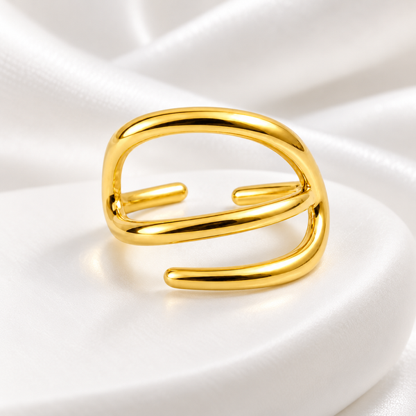 Sculpted Loop Ring