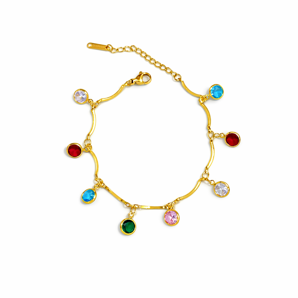 Rainbow Charm Bracelet