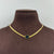Black Coin Snake Chain Necklace