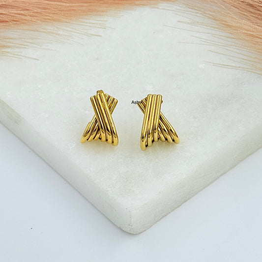 Cross Stud Earrings